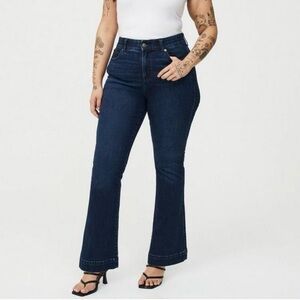 Torrid Dark Blue Flare Jeans
